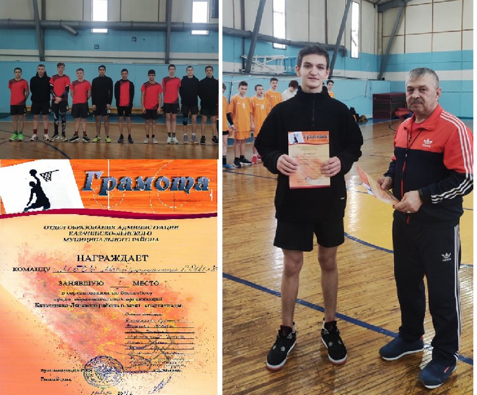 Соревнованиях по баскетболу среди образовательных организаций Казачинско-Ленского муниципального района.